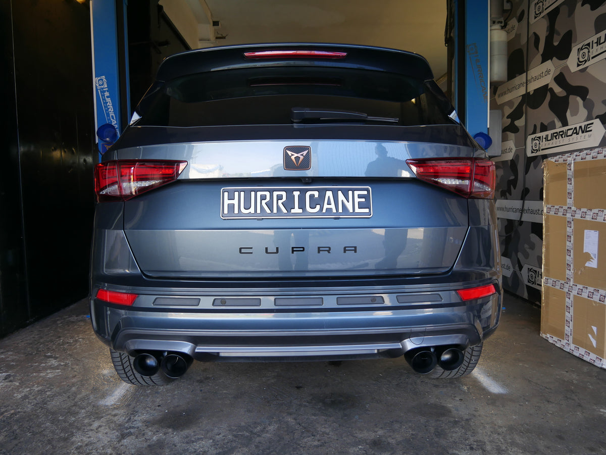 Sportovní klapkový výfuk Hurricane 3,5″ – Cupra Ateca facelift s OPF AWD