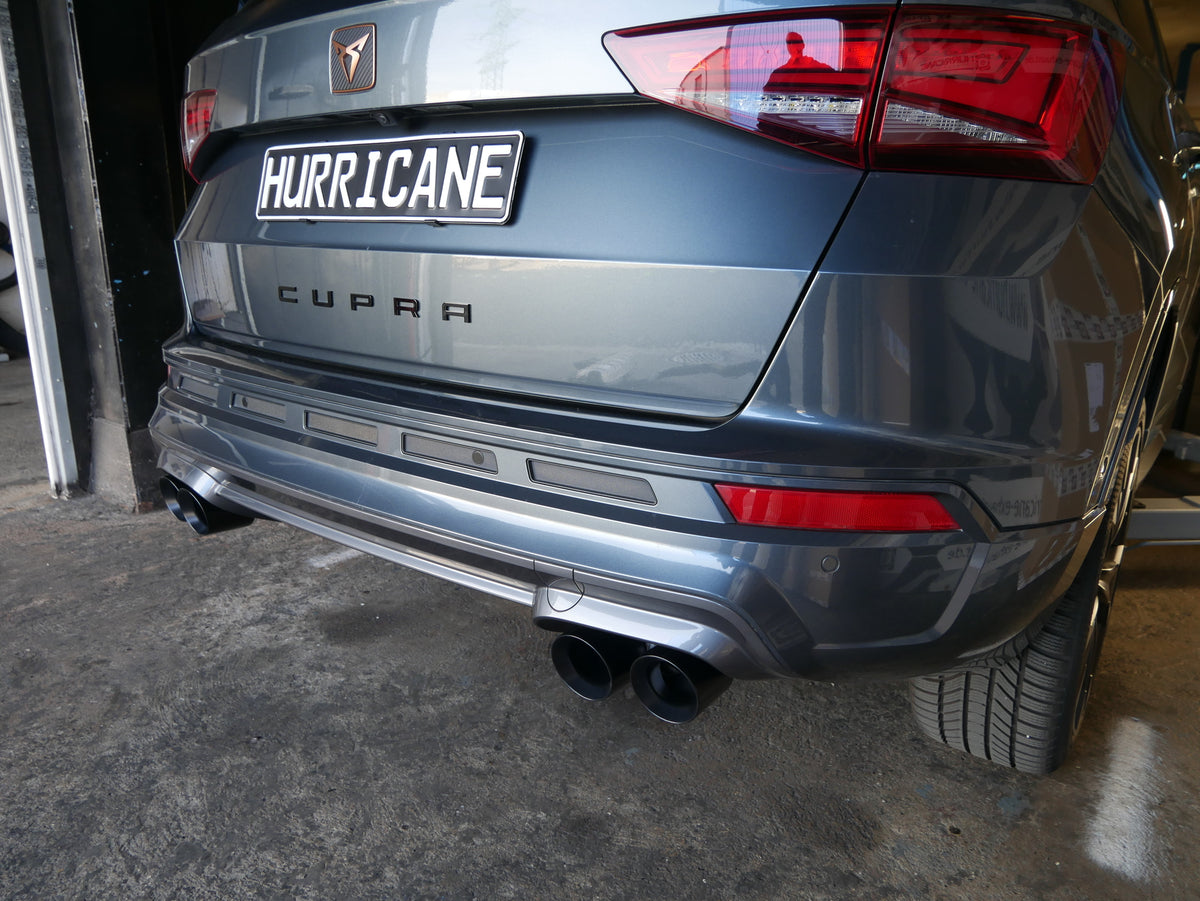 Sportovní klapkový výfuk Hurricane 3,5″ – Cupra Ateca facelift s OPF AWD