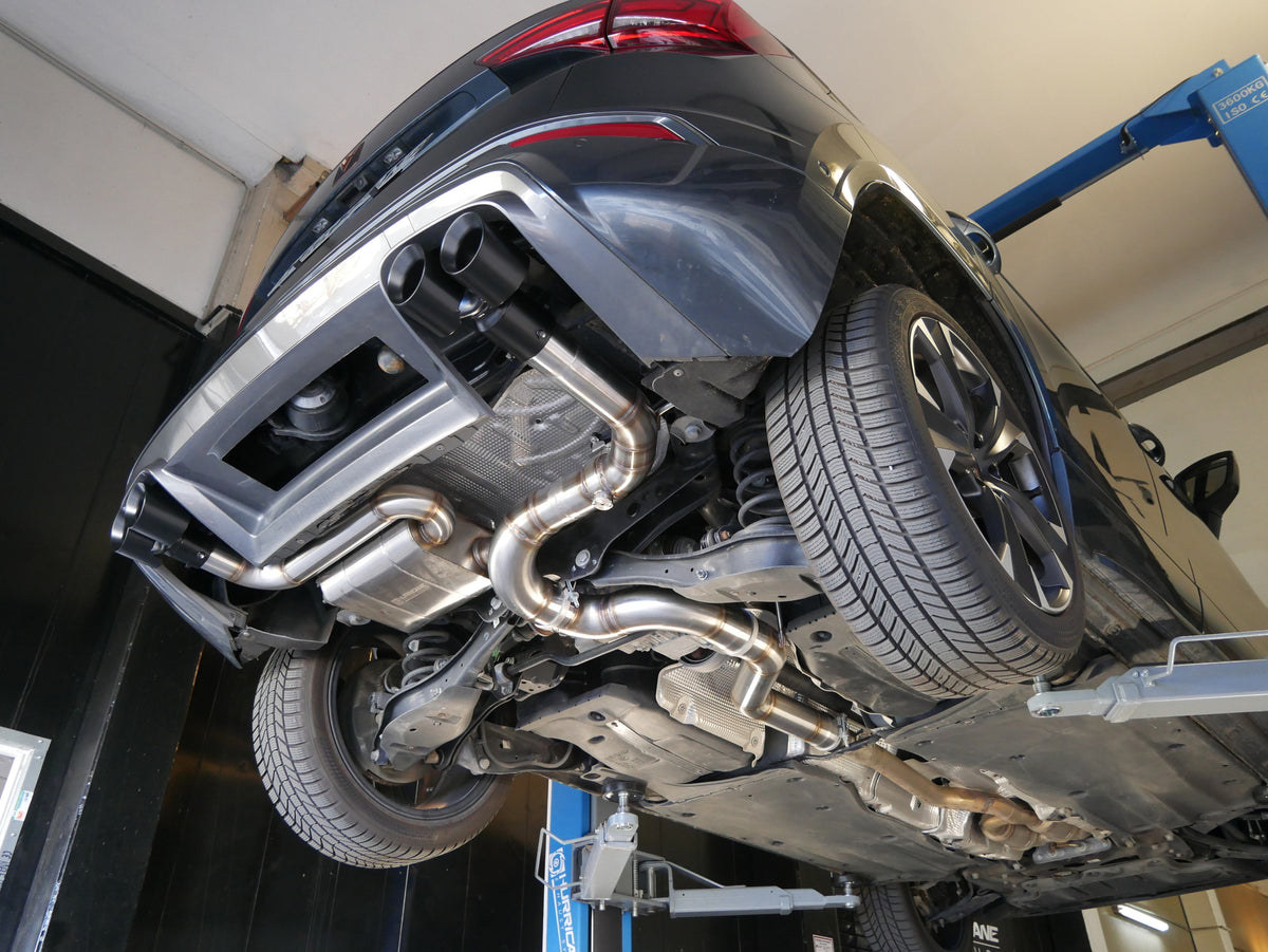 Sportovní klapkový výfuk Hurricane 3,5″ – Cupra Ateca před faceliftem s OPF AWD