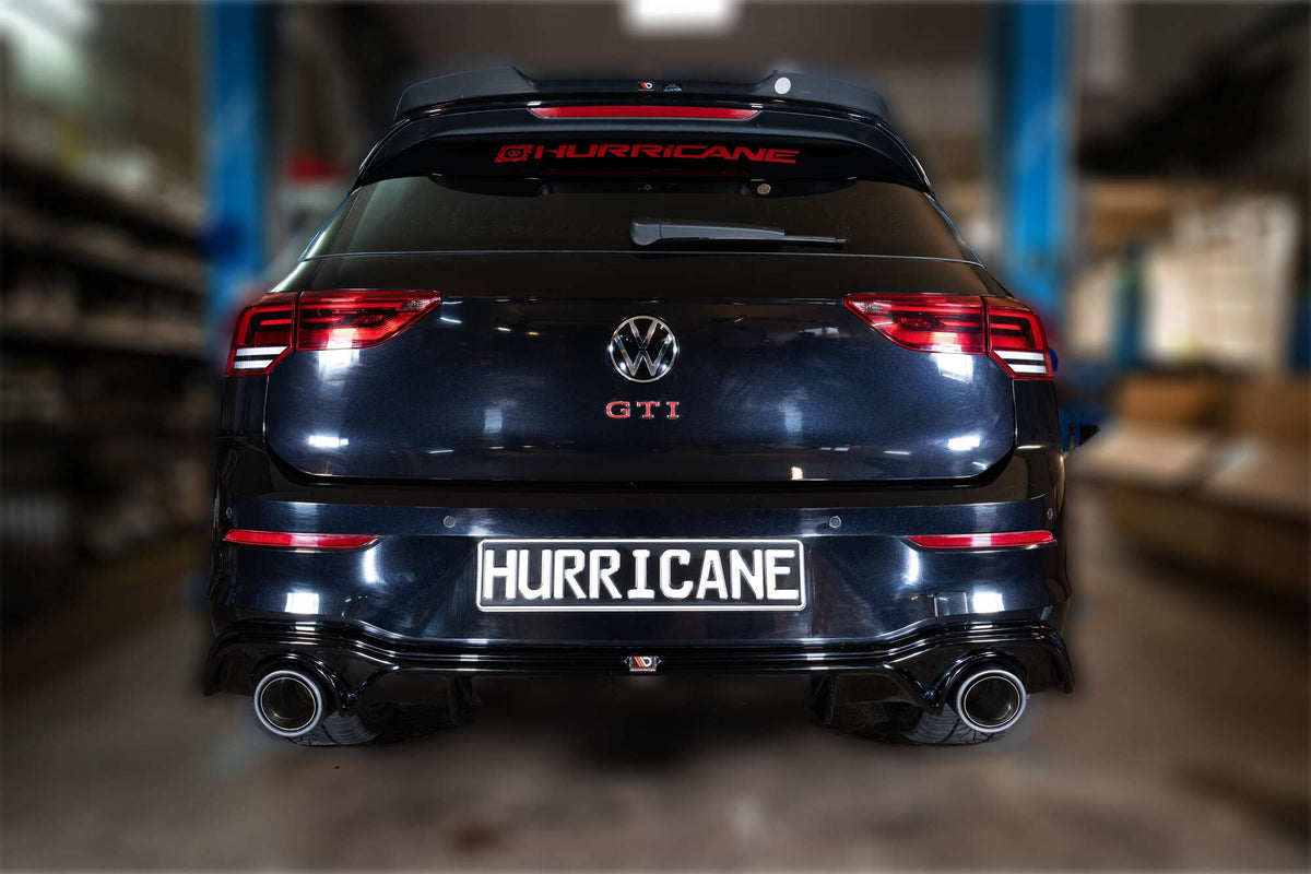 Sportovní klapkový výfuk Hurricane 3,5″ – VW Golf 8 GTI 245 k FWD
