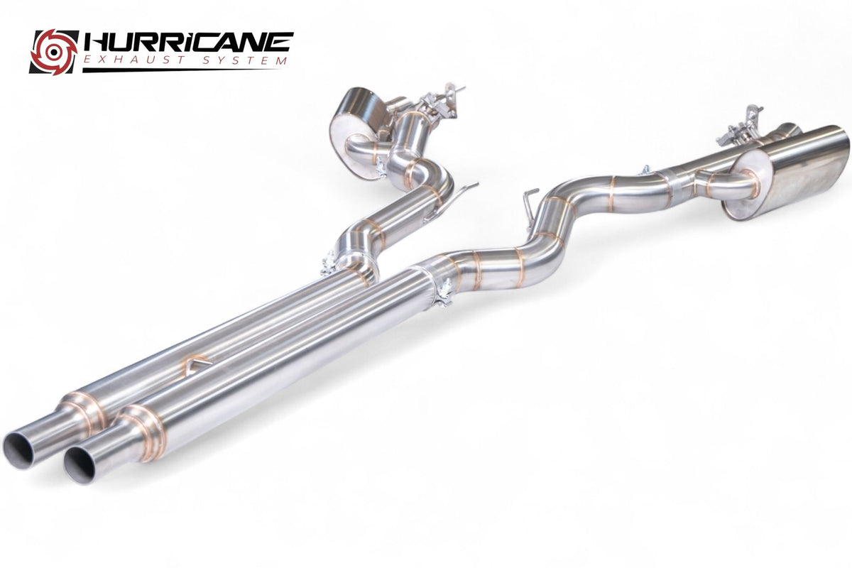 Sportovní klapkový výfuk Hurricane 3,5″ – Ford Mustang kupé 5.0 Mk6 facelift – americká verze