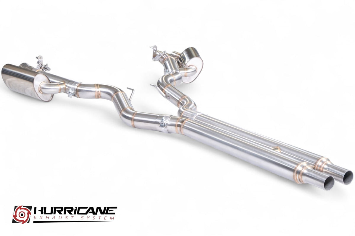 Sportovní klapkový výfuk Hurricane 3,5″ – Ford Mustang kupé 5.0 Mk6 facelift Mach 1 – americká verze