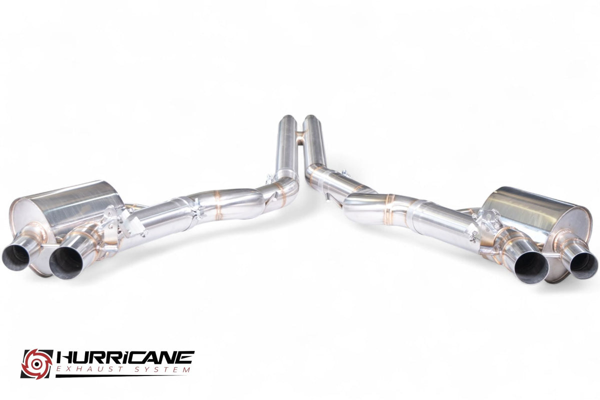 Sportovní klapkový výfuk Hurricane 3,5″ – Ford Mustang kabriolet 5.0 Mk6 facelift Mach 1