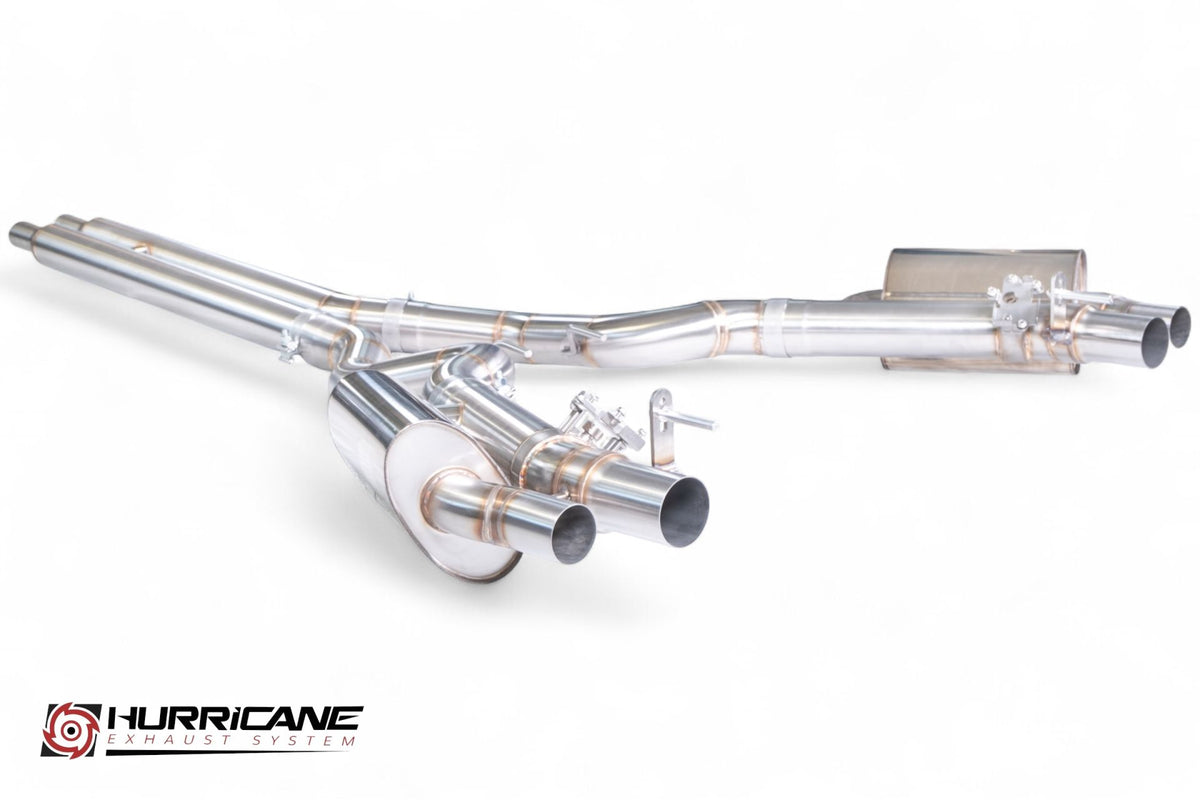 Sportovní klapkový výfuk Hurricane 3,5″ – Ford Mustang kupé 5.0 Mk6 facelift