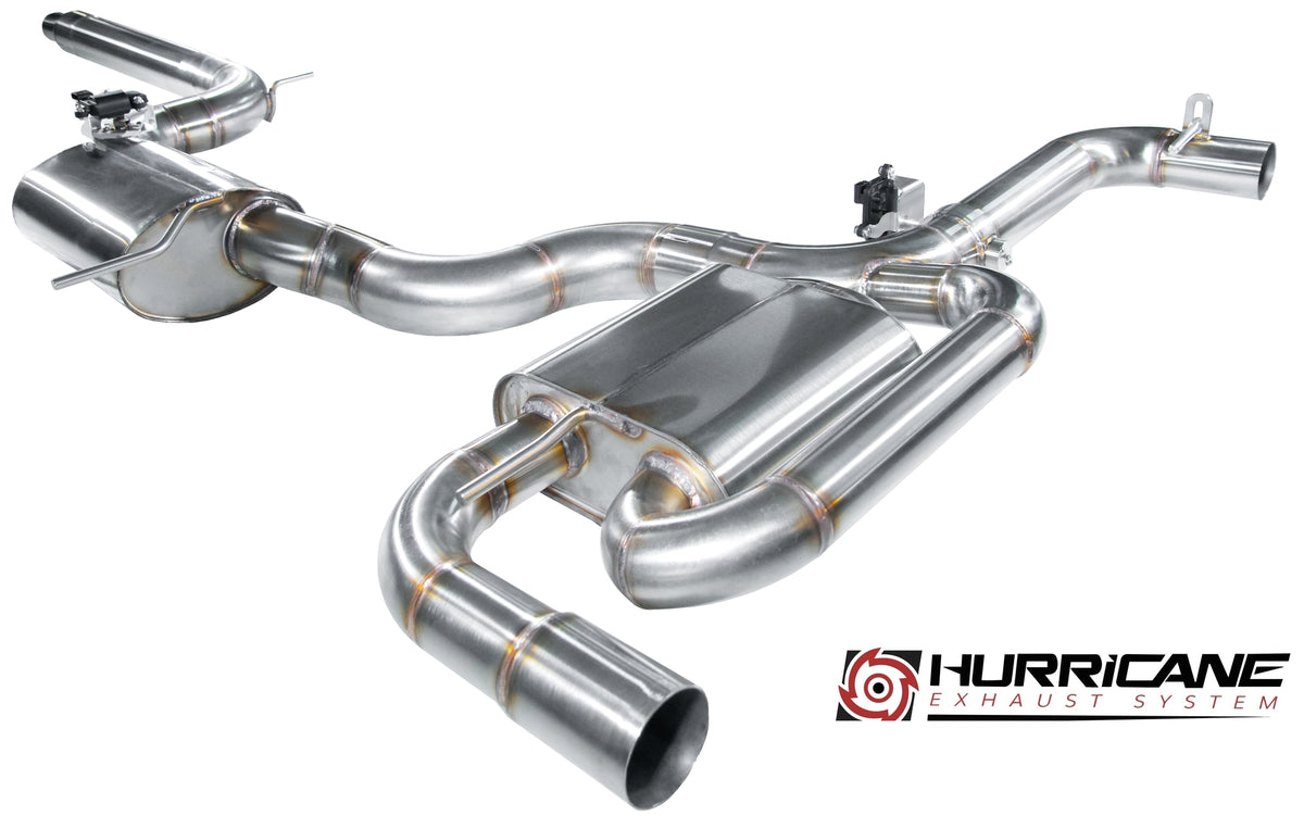 Sportovní klapkový výfuk Hurricane 3,5″ – VW Golf 6 GTI 211 k verze V3