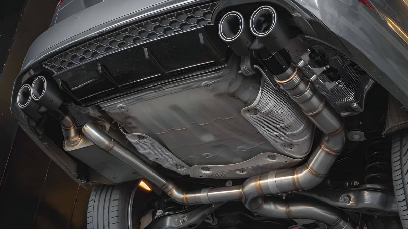 Sportovní klapkový výfuk Hurricane 3,5″ – VW Golf 7.5 R Variant 300 k s OPF verze V2