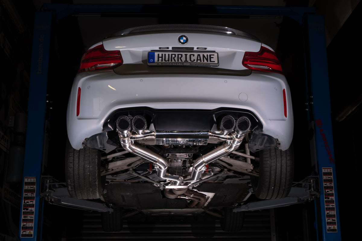 Sportovní klapkový výfuk Hurricane 3,5″ – BMW M2 F87 CS