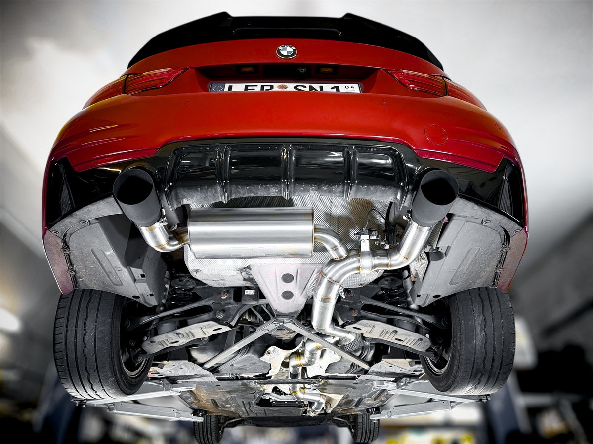 Sportovní klapkový výfuk Hurricane 3,5″ – BMW 435i F33 kabriolet