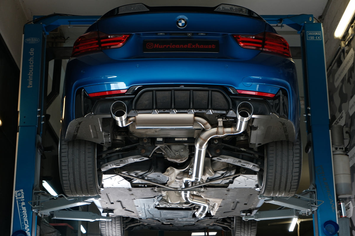 Sportovní klapkový výfuk Hurricane 3,5″ – BMW 435i F36 Gran kupé