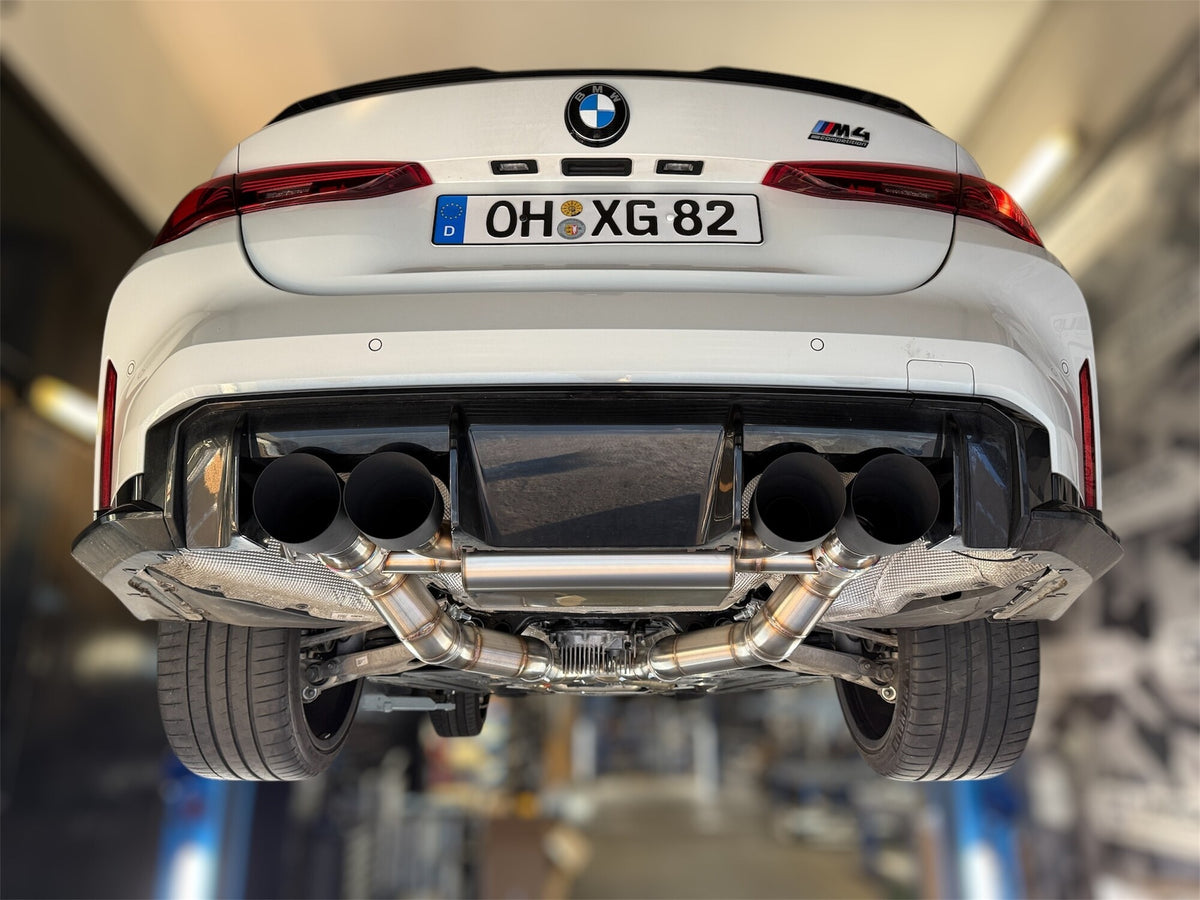 Sportovní klapkový výfuk Hurricane 3,5″ – BMW M4 G82 Competition LCI 530 k