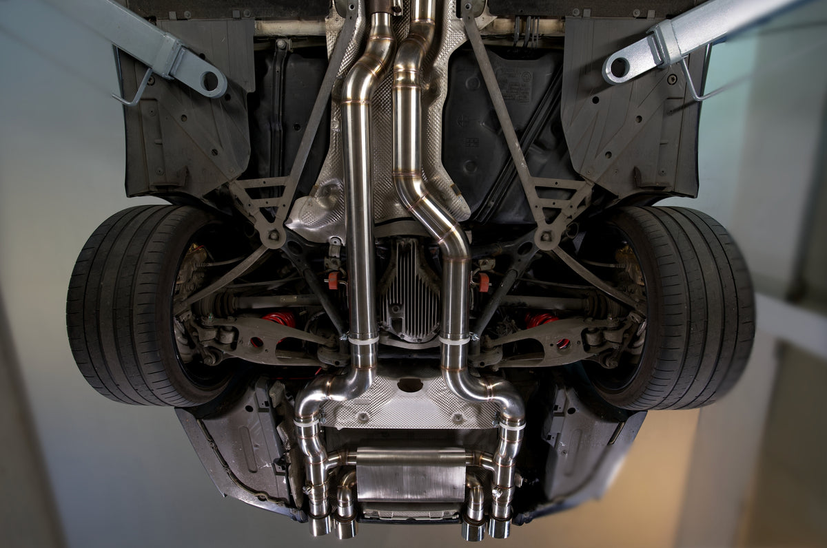 Sportovní klapkový výfuk Hurricane 3,5″ straight pipe – BMW M3 F80 431 k