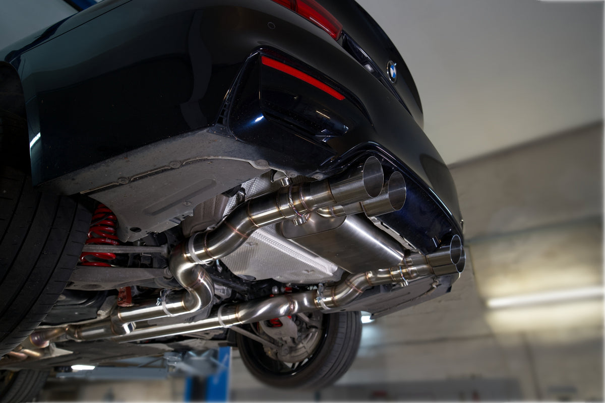 Sportovní klapkový výfuk Hurricane 3,5″ straight pipe – BMW M3 F80 431 k
