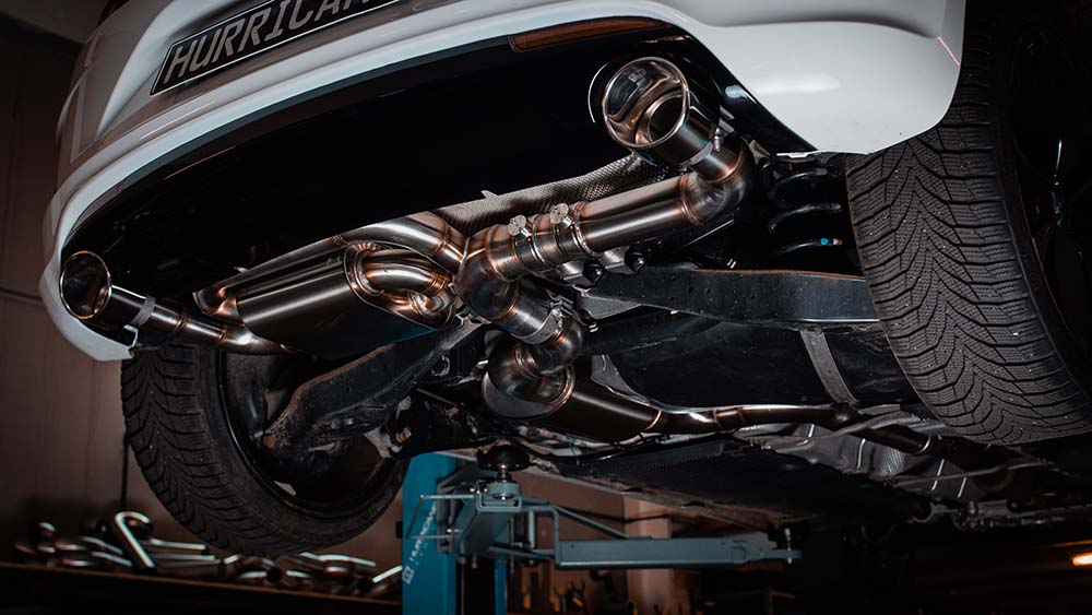 Sportovní klapkový výfuk Hurricane 3,5″ – VW Scirocco III / R 2.0 TSI 265-280 k verze V3