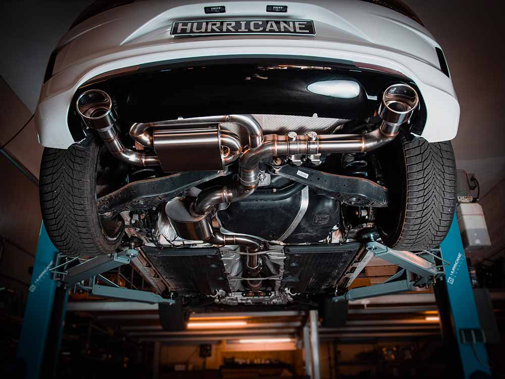 Sportovní klapkový výfuk Hurricane 3,5″ – VW Scirocco III 2.0 TSI 200-220 k verze V3
