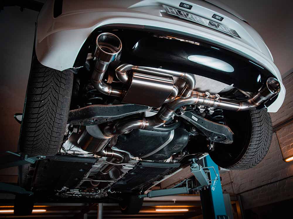 Sportovní klapkový výfuk Hurricane 3,5″ – VW Scirocco III / R 2.0 TSI 265-280 k verze V3