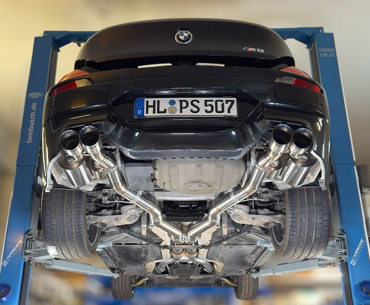 Sportovní klapkový výfuk Hurricane 3,5″ – BMW E63 M6