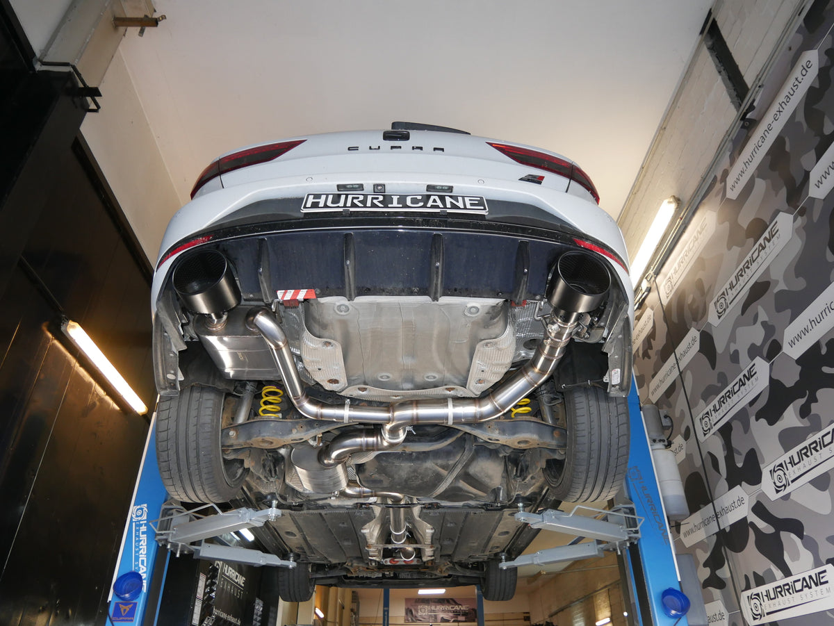 Sportovní klapkový výfuk Hurricane 3,5″ – Seat Leon Cupra ST 290 FWD 5F verze V3