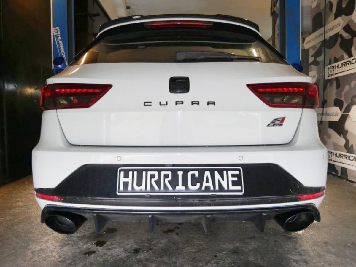 Sportovní klapkový výfuk Hurricane 3,5″ – Seat Leon Cupra ST 290 FWD 5F verze V3