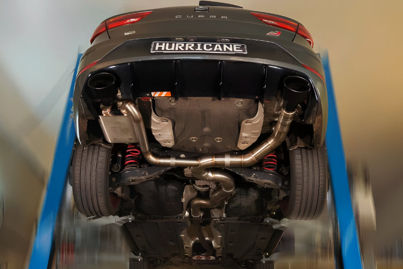 Sportovní klapkový výfuk Hurricane 3,5″ – Seat Leon Cupra ST 300 AWD s OPF 5F verze V2
