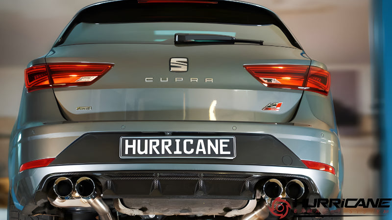 Sportovní klapkový výfuk Hurricane 3,5″ – Seat Leon Cupra ST 300 AWD Carbon Edition 5F verze V1