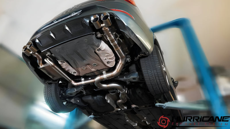 Sportovní klapkový výfuk Hurricane 3,5″ – Seat Leon Cupra ST 300 AWD Carbon Edition 5F verze V1