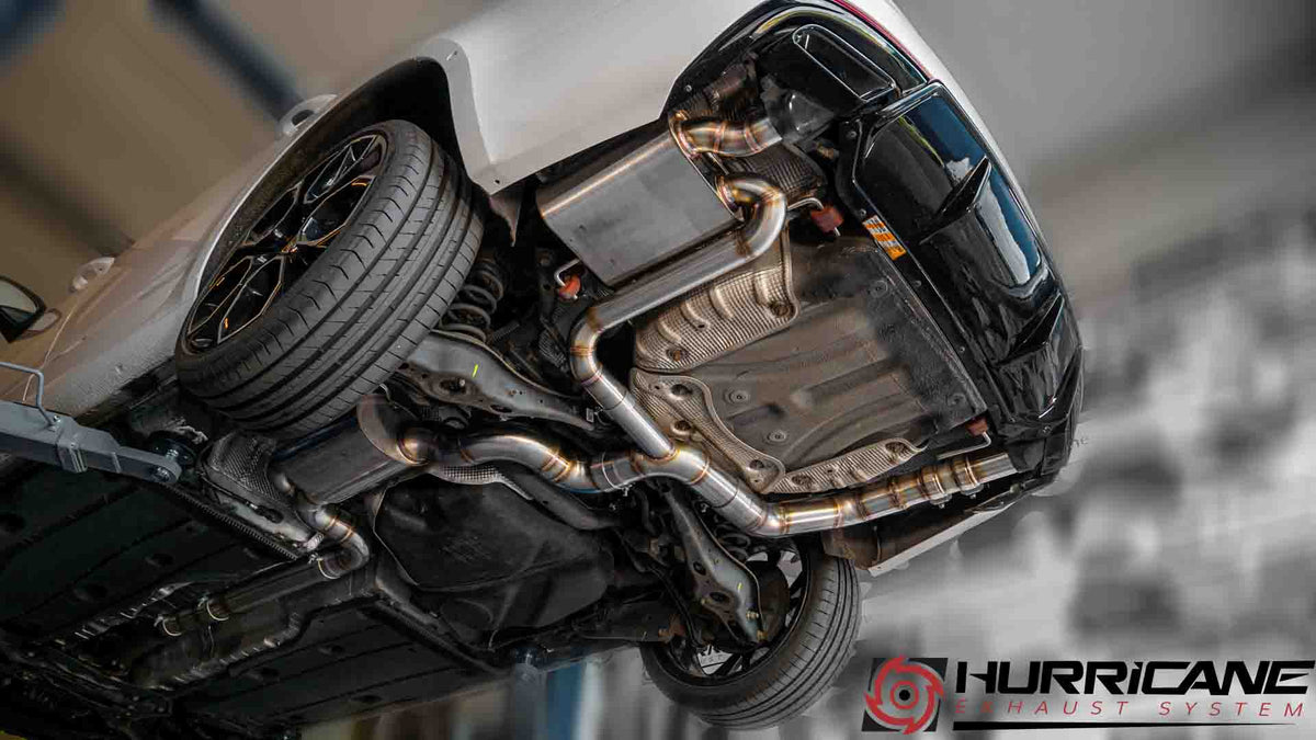 Sportovní klapkový výfuk Hurricane 3,5″ – Skoda Octavia RS Final Edition s OPF 5E verze V3