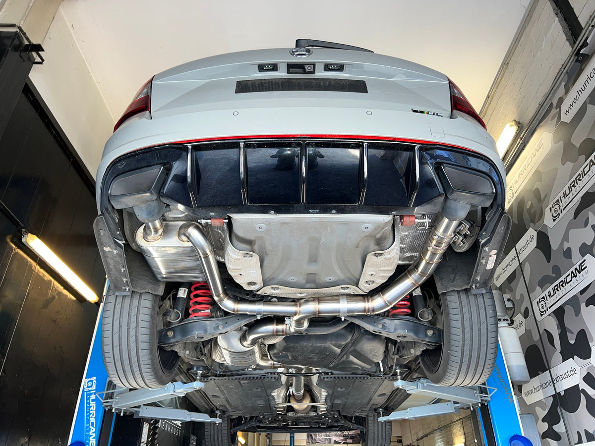 Sportovní klapkový výfuk Hurricane 3,5″ – Skoda Octavia RS 245 k s OPF 5E verze V3