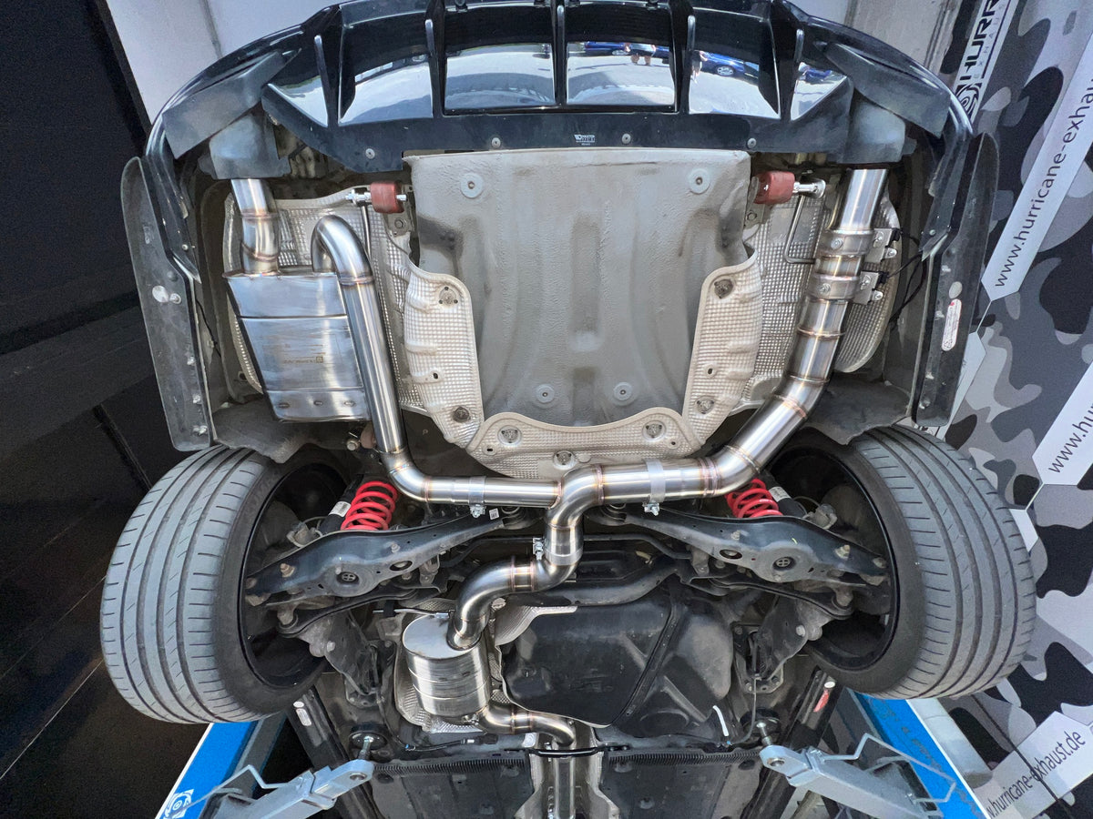Sportovní klapkový výfuk Hurricane 3,5″ – Skoda Octavia RS 245 k s OPF 5E verze V3