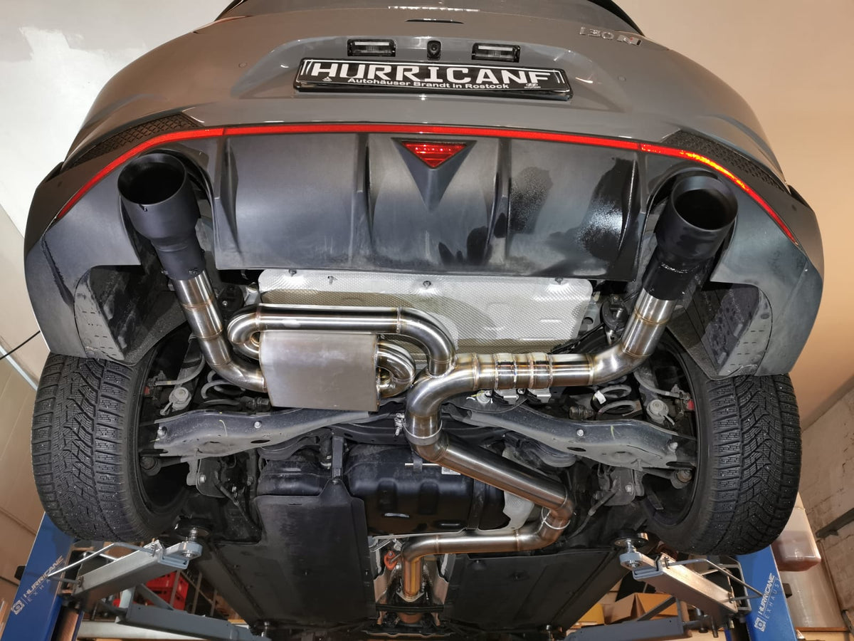 Sportovní klapkový výfuk Hurricane 3,5″ – Hyundai i30 N Fastback verze V2
