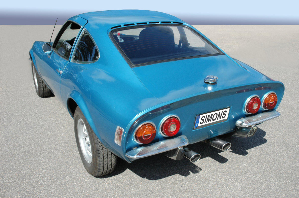 Sportovní výfuk Simons – OPEL GT motor 1900 (1968–1973)